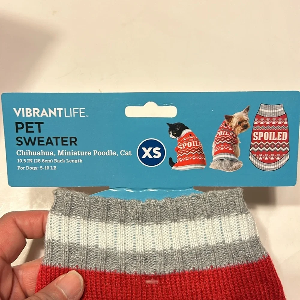 NWOT Knitted Pet Sweater